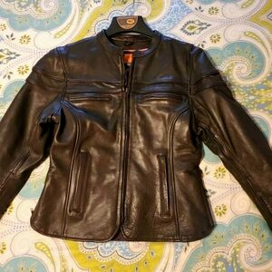 Women's First Classics Size Medium Genuine Leather Riding Coat ~ Nearly New